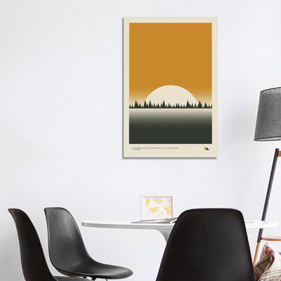 Sunset by 2046 Design - Wrapped Canvas Print