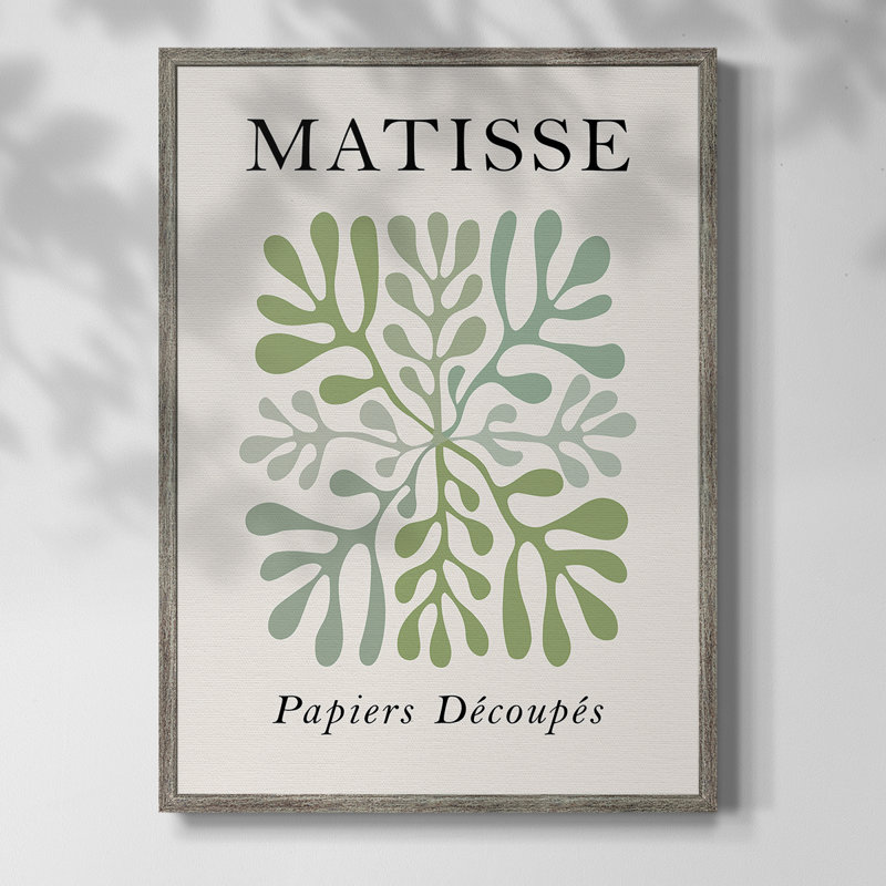 Matisse CCLxxxxi, reproduction d'art encadrée - bois massif, H 30 po x l 24 po