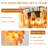 Fenella 3-Light Dimmable Iron Amber Glass Flush Mounted Sconce-2013820024