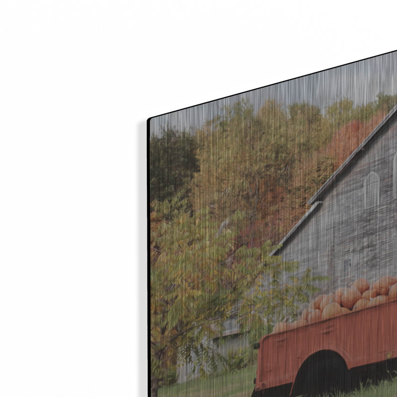 «Pumpkin Patch» par Lori Deiter, art mural en métal, 24 po x 12 po