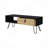Table,Black And Macadamia Hairpin Legs Coffee Table