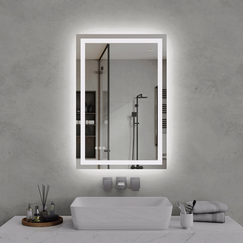 Miroir de salle de bain Led, 24 po x 36 po