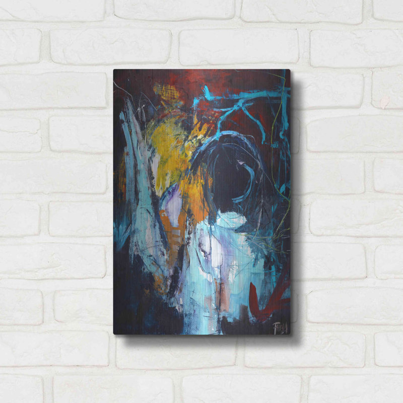 Œil de la tempête «Red Barrel Studio®» par Design Fabrikken, art mural en métal, H 16 po x l 12 po