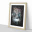 Colourful Bull Cow - Framed Print-56742477-56742478
