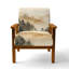 Chaise rembourrée Forest - Chaise avec accoudoirs Sand Forest Veil I-1252626696