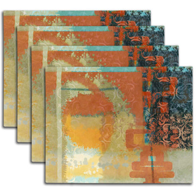 Napperon abstrait en polyester