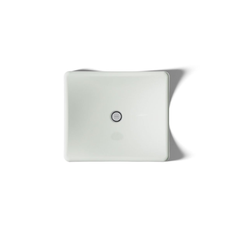 DemiLav Metal Specialty Vessel Bathroom Sink, Sea Salt
