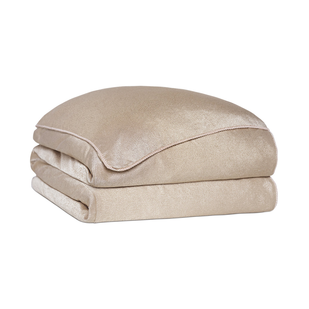 Bardot Modern & Contemporary Faux Leather Comforter Eastern Accents 