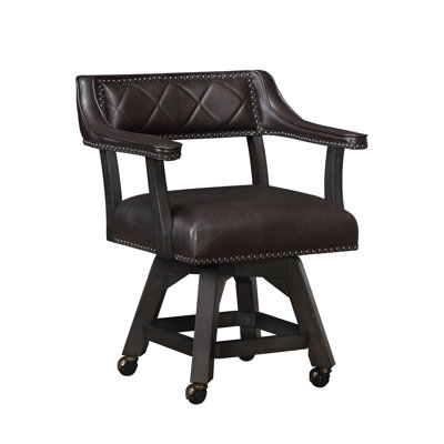 Fauteuil de jeu / roulette rembourré avec dossier Diamond