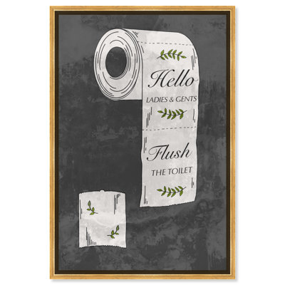 Oliver Gal " Enough Toilet Paper " by Oliver Gal