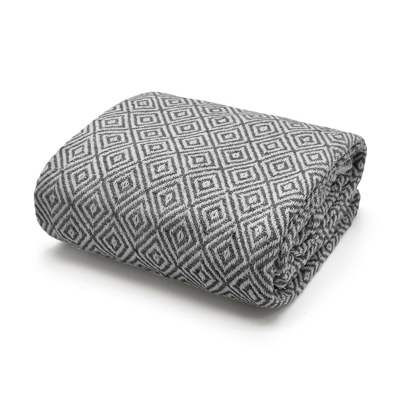Dooling Throw Blanket, Grey