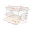 Stairway Bunk Bed In , Drawer For Storage, Guard Rail, Solid Pine Construction, Functional Stairs, Ample Bedroom Centerpiece , Included, Storage Feature, Stable Frame, Easy Assembly