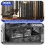 Mobilier de cage industriel pour chien avec cage et 2 bols-672491847