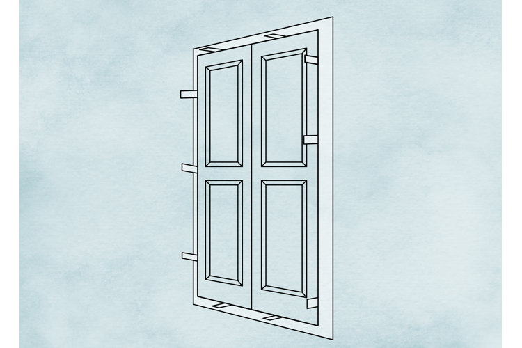 how to install shutters