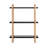 Summit Tiered Wooden Wall Storage Shelf