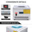 Machine de scellage de pompe à air de chambre commerciale et domestique - Barres de scellage de 10,2 po et 12 po - Acier inoxydable - Contrôle par micro-ordinateur - Pompe 180W-320W - Solution d'emballage alimentaire fiable - 110V