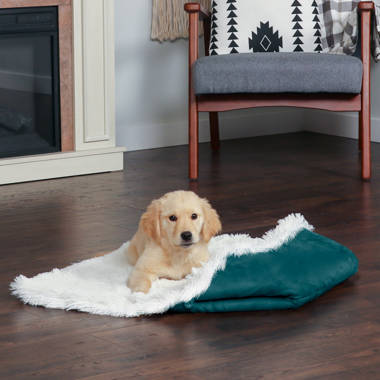 SnooZZy Chevron Chenille Bumper Dog Bed