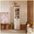 Modern Freestanding 5-Tier Display Book Shelf with 1 File Drawer for Hallways Living Room