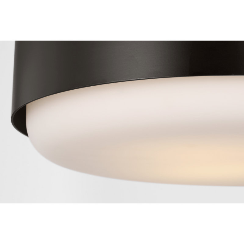 Casas 3 - Light LED Flush Mount, Aged Iron, 60