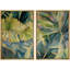 «Tropical Palm 2 Tropical Monstera Banana Leaves», art moderne rustique vert, impression numérique sur toile-111024827-111024837