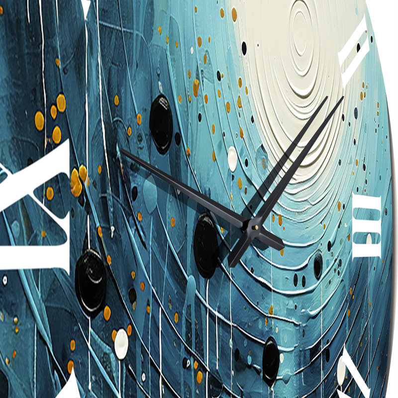 Horloge murale Blue Minimalisme, Moyenne