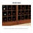 19.69" Brown Rectangular Solid Wood Wine Racks-1384141150