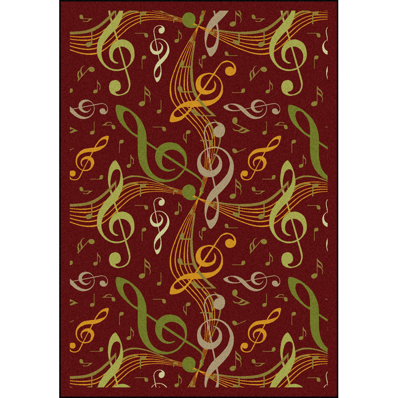Tapis «Whimsy» par Joy Joy, 7 pi 8 po x 10 pi 9 po