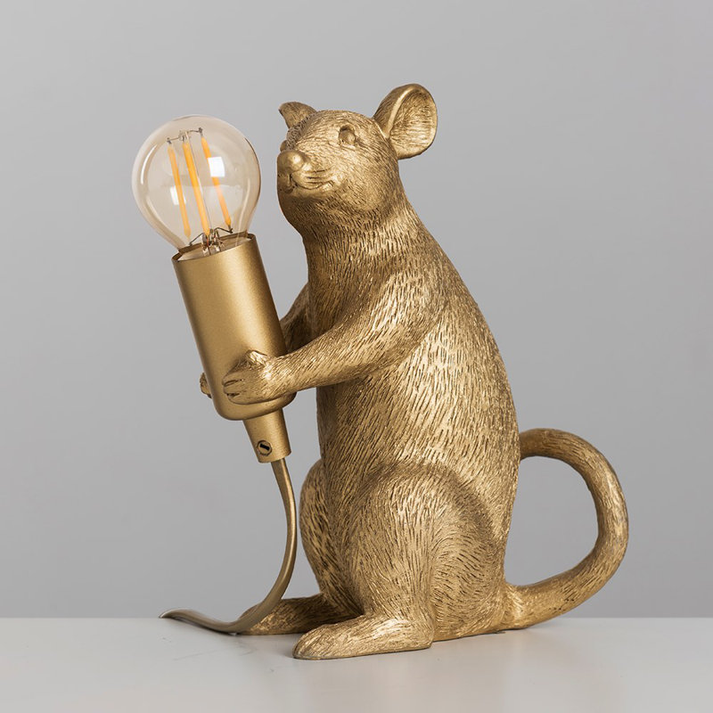 Novelty Lamp, No, Metallic Gold