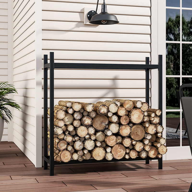 Marcetta 122cm W Metal Log Rack