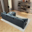 Canapé modulaire avec repose-pieds pour le salon