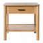Table de bout K / D avec 1 tiroir, couleur naturelle