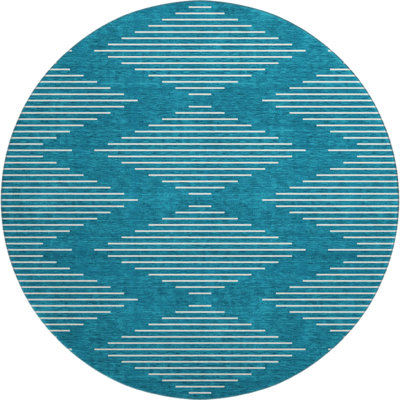 Premium Machine Washable Colmenero AMF1016 Geometric Rug