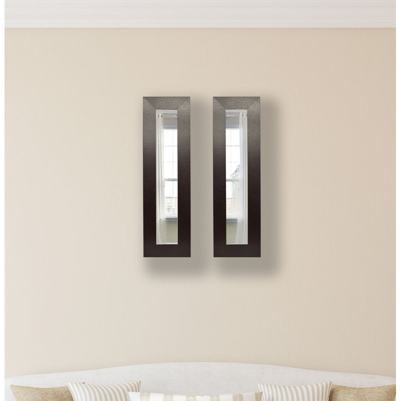 Ensemble de 4 Miroir rustiques Hobson, H 30 po x l 16 po