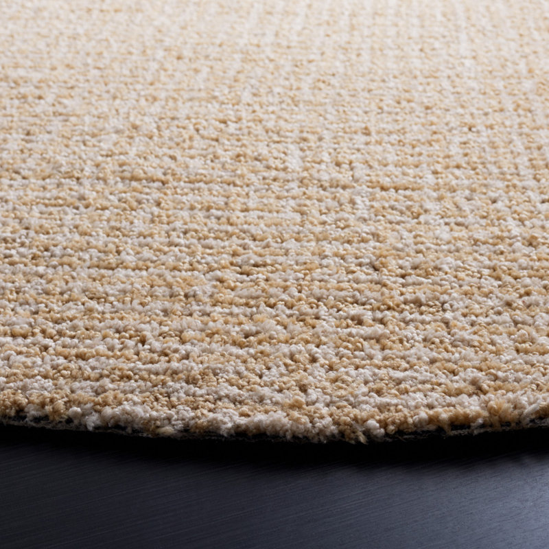 Marlinde Hand Tufted Performance Solid Color Rug, Round 6'
