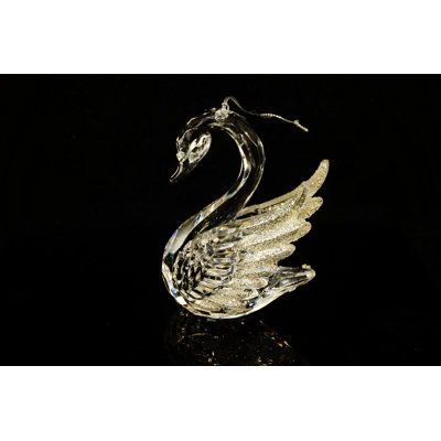 Figurine suspendue swan acrylique