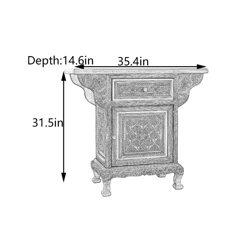 Armoire console Southeast Asian Style