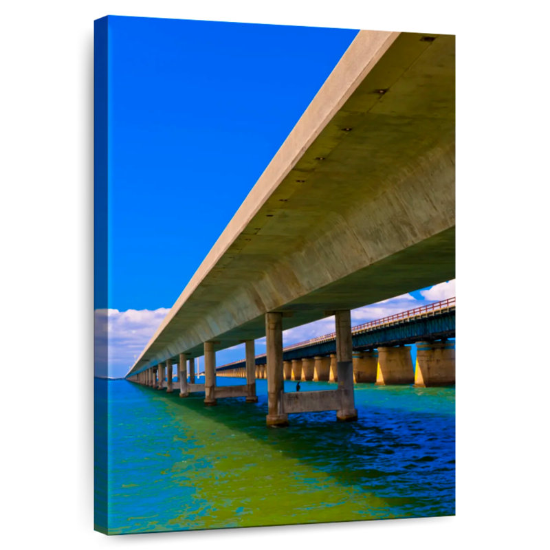 Lilie Seven Mile Ocean Bridge, H 51 po x l 34 po