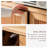 Modern Burlywood Solid Wood Shoe Storage