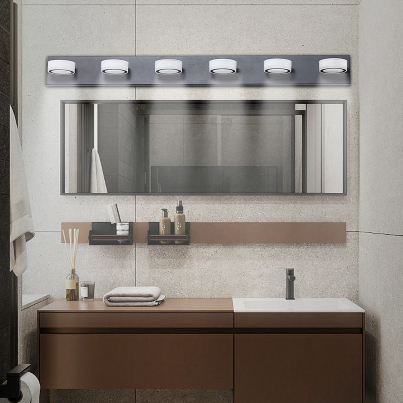Waucoba 6 - Light LED Bath Bar