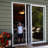 Larson Brisa 36"W x 80"H White Retractable Screen For Patio Doors