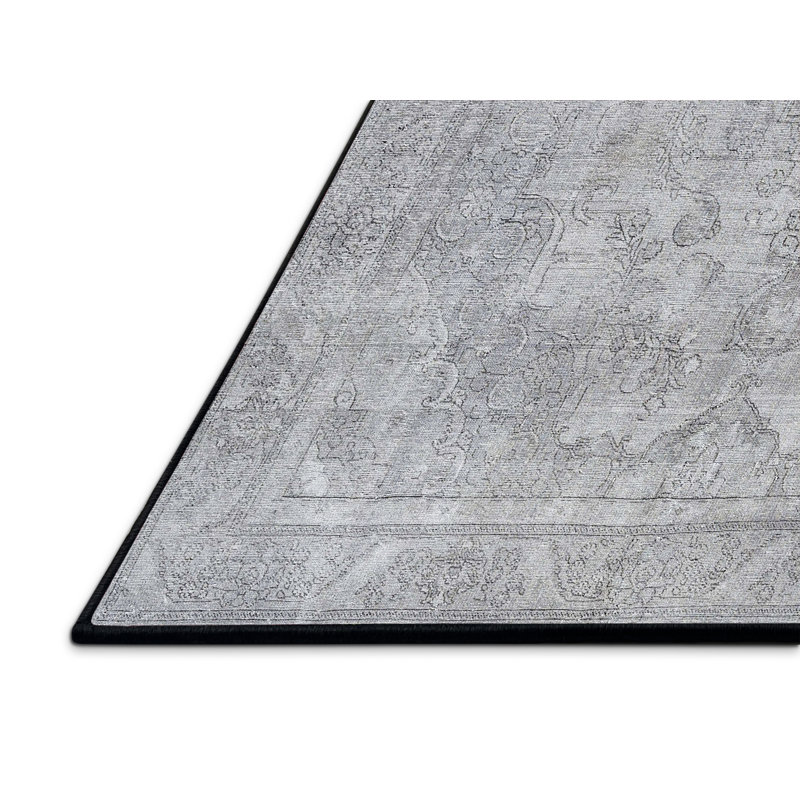 Tapis gris/beige traditionnel, Rectangle 2 pi x 3 pi