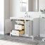 Ensemble de meuble-lavabo autoportant 48 po avec plateau en marbre Caldwell-107663204-107663212-107663206