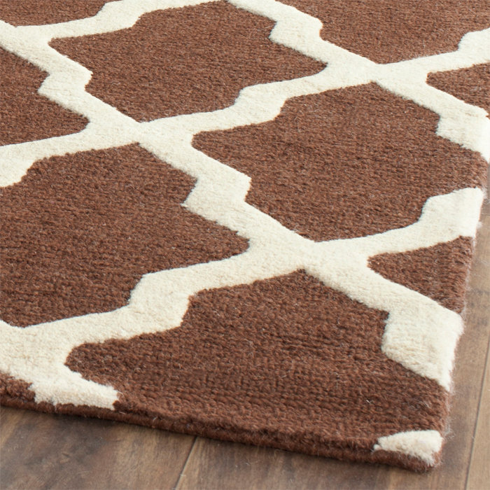 Dart Geometric Wool Hand Woven Area Rug