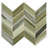 Lausanne 2-in. x 5-in. Striated Chevron Glossy Glass Mosaic Wall & Floor Tile-107179531