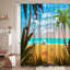 Rideau de douche Summertime Beach Sea Plants-400664513