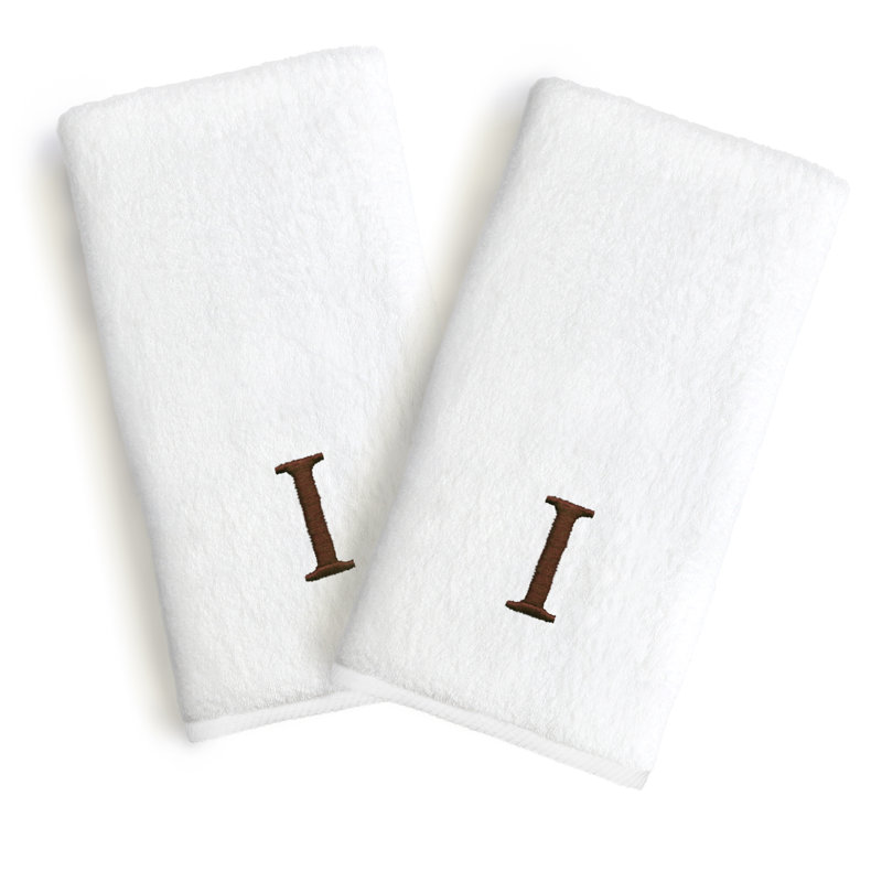 Soft Twist Hand Towel, Letter: I
