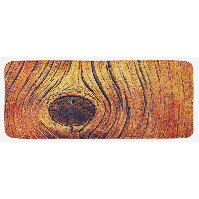 Rustic Polyester Kitchen Mat