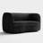 Celal 63'' Tuxedo Arm Curved Loveseat-1178669648