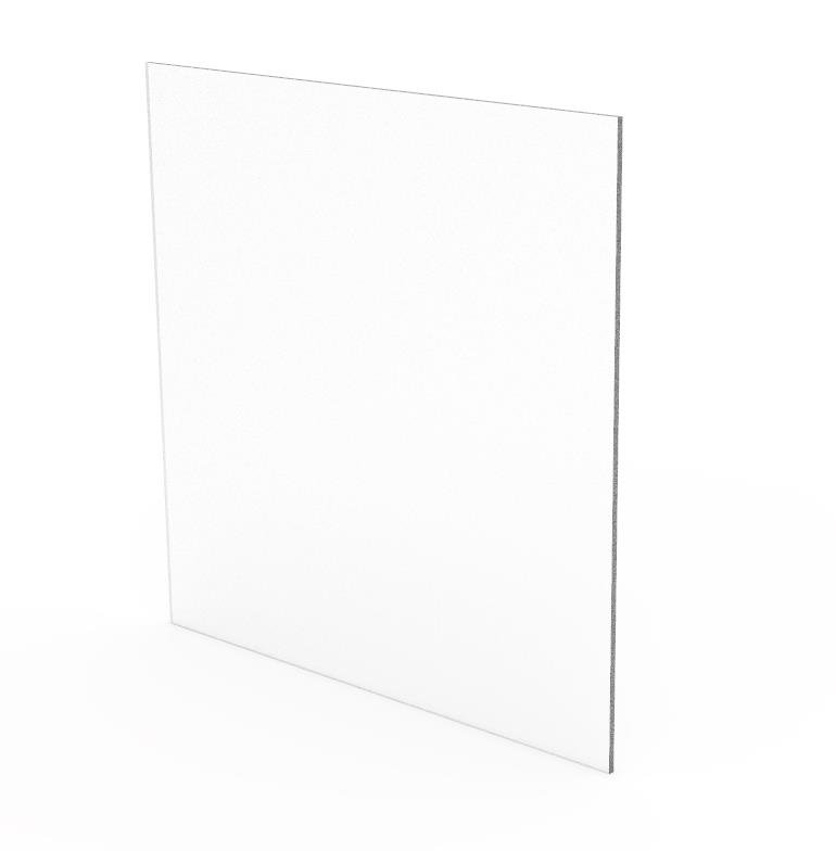 Scie en plexiglas FixtureDisplays® Nominal, H 3 po x l 24 po x P 12 po