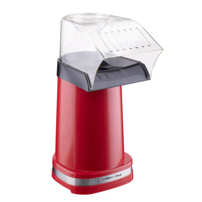 Machine à maïs soufflé culinaire avec tasse à mesurer Culinaire Chef, 18 tasses, rouge